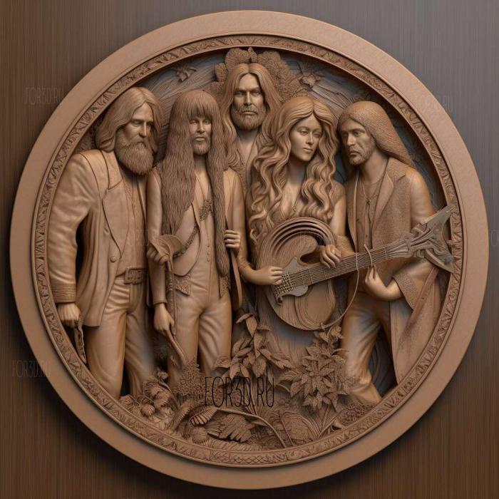 Fleetwood Mac 2 stl model for CNC